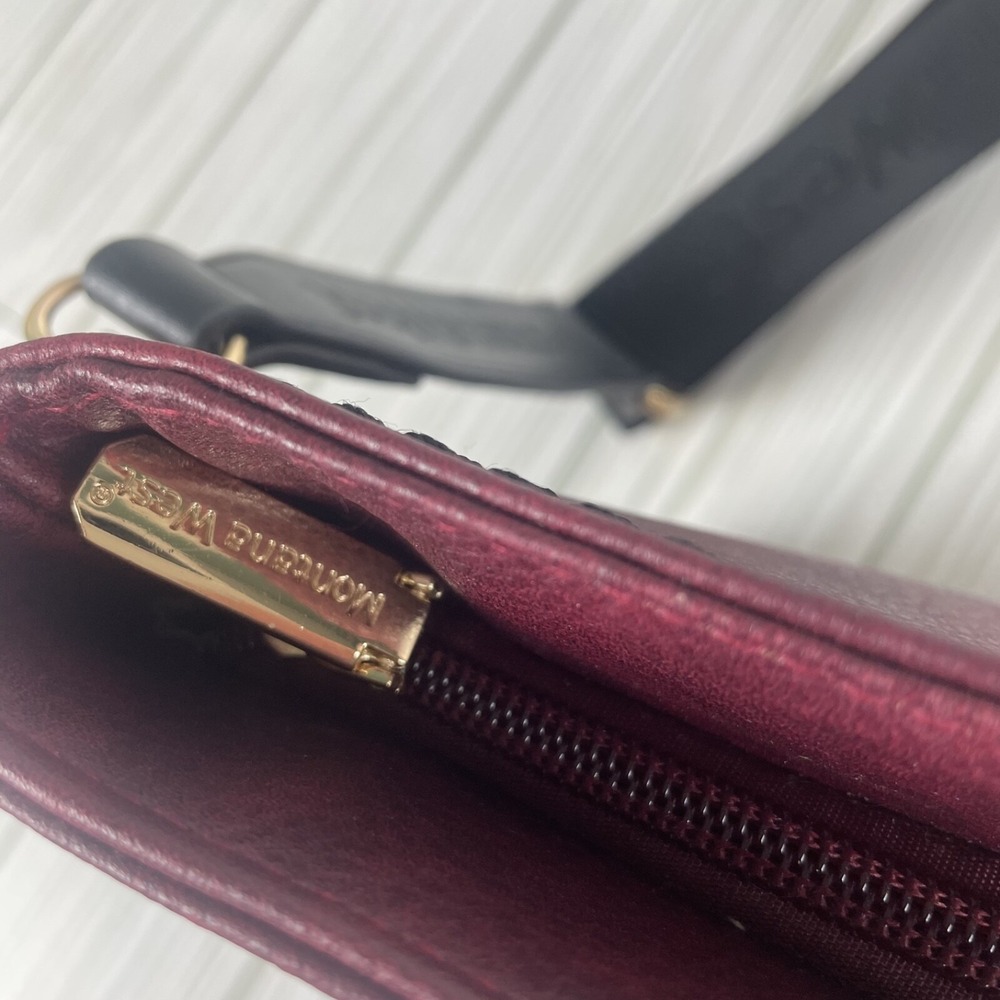 Montana‎ West Maroon Cross Handbag for Women Crossbody Strap - Picture 5 of 8